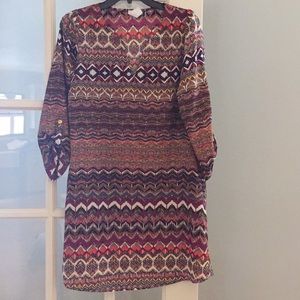 Boutique tunic printed dress.